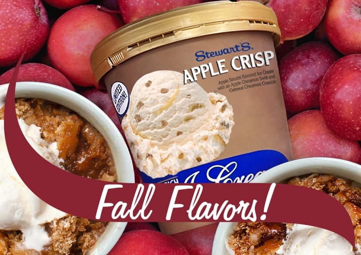 Stewart's Shops introduces new ice cream pint flavor, Apple Crisp