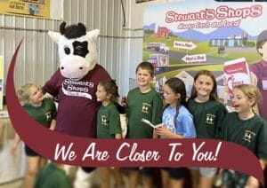 Stewart's Shops celebrates dairy farmers at the Washington County Fair.