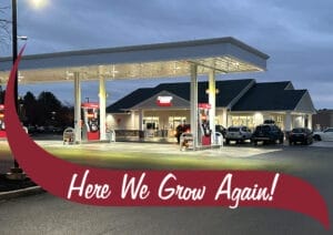 Stewart's Shops celebrates the opening of a new shop on Court Street in Middlebury, Vermont