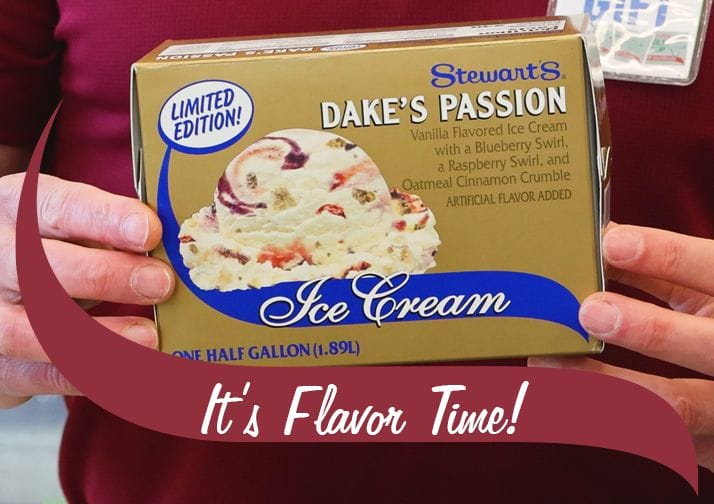 Stewart's introduces new half gallon ice cream flavor