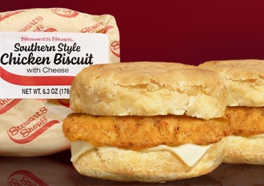Stewart's Shops Southern Style Chicken Biscuit Sandwich with Cheese